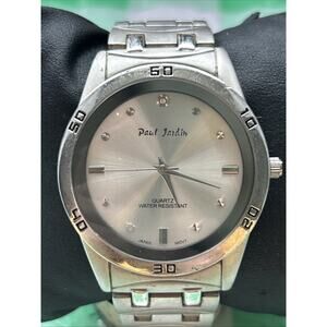 Paul Jardin Silver Tone Men’s Quartz Watch